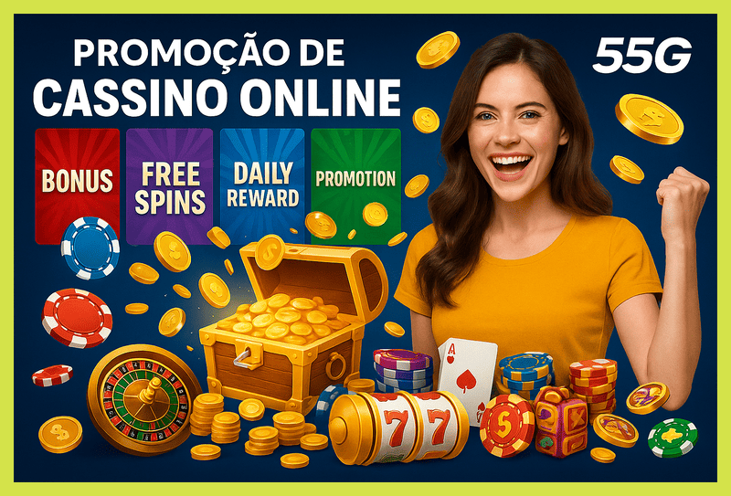 O bônus promocional 55G é uma ótima maneira de começar sua aventura